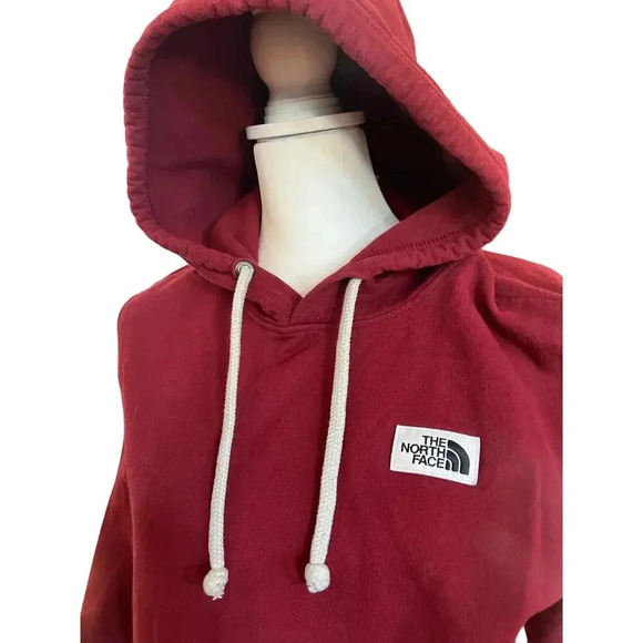 THE NORTH FACE red mens hoodie size small - Picture 3 of 5